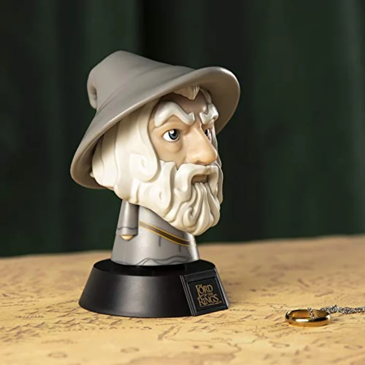 Paladone Icon Licht: Herr der Ringe - Gandalf, Nachtlicht 12cm hoch, batteriebetrieben (2x AAA) – Bild 5