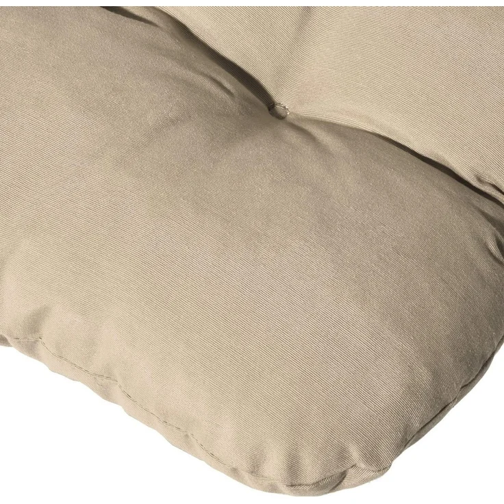 Beautissu Sitzauflage 2er Set Niedriglehner Auflagen Set Flair NL, 100x50x8cm, Natur, 2er Sitzkissen Niederlehner, Sitzpolster Gartenstuhl & Gartenmöbel – Bild 3