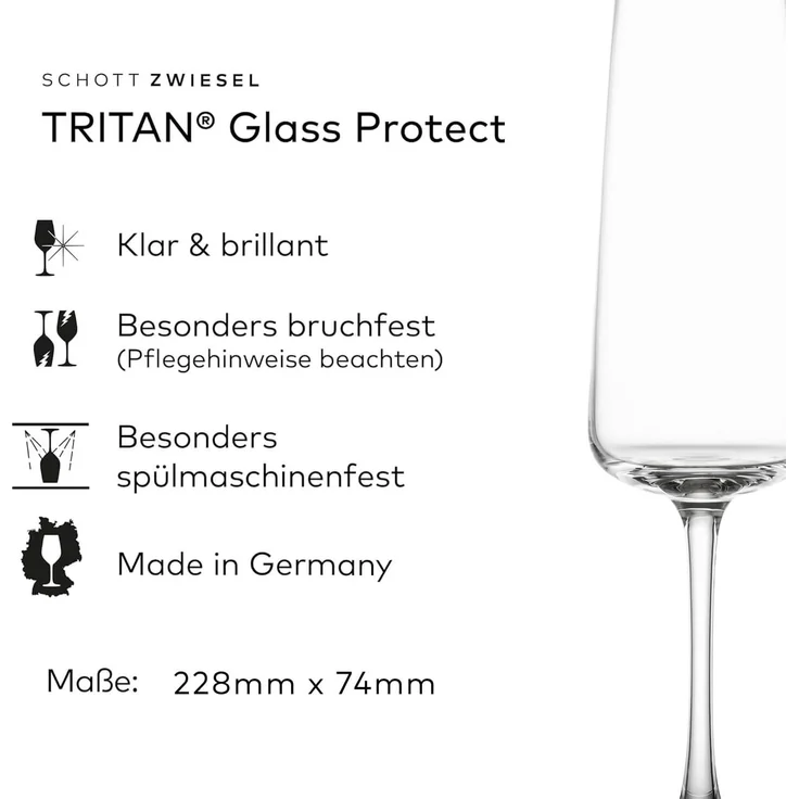 Schott Zwiesel MioVino Sektglas 260 ml 4er Set – Bild 9