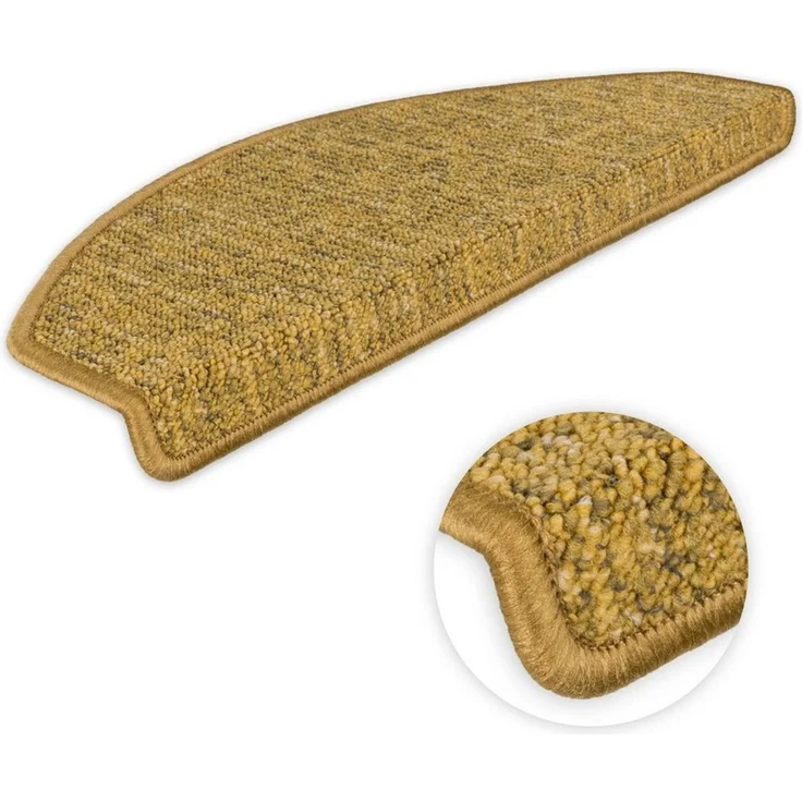 Metzker® Stufenmatte Stufenmatte Altona Halbrund Einzeln und SparSets, halbrund, Höhe: 8 mm, 15 Stück im Set - Gold