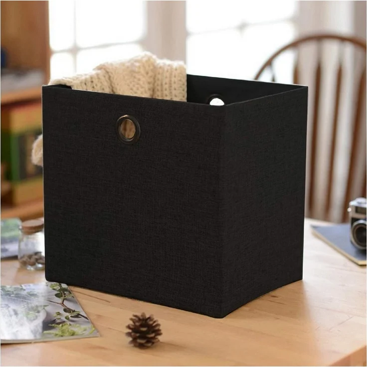 Youyijia Aufbewahrungsbox 4er Set Aufbewahrungsbox Faltbox Faltbare Stoff Faltkiste – Bild 2