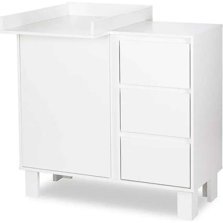Sleepyshop24 Wickelaufsatz für Kommode Weiß - Holz Wickelbrett für Baby 70x50 cm - Stabiler Wickeltischaufsatz – Bild 4