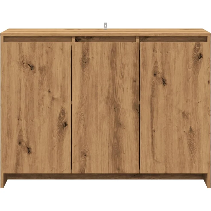 vidaXL Sideboard Artisan-Eiche 102x33x75 cm Holzwerkstoff 856781 – Bild 3