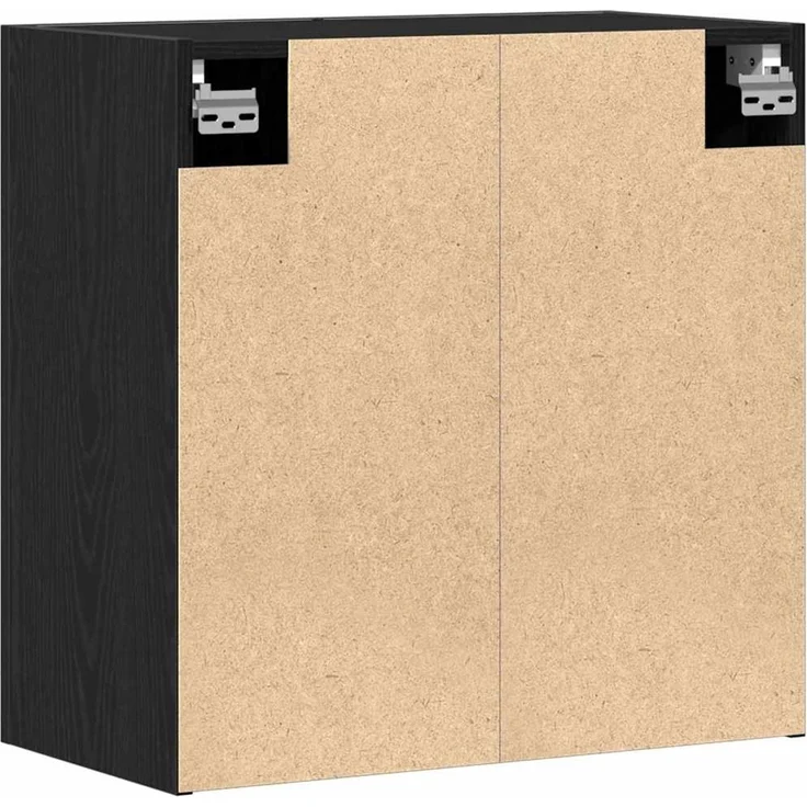 vidaXL Wandmontierter Schrank Schwarz Eichen-Optik 60 x 31 x 60 cm 862946 – Bild 5