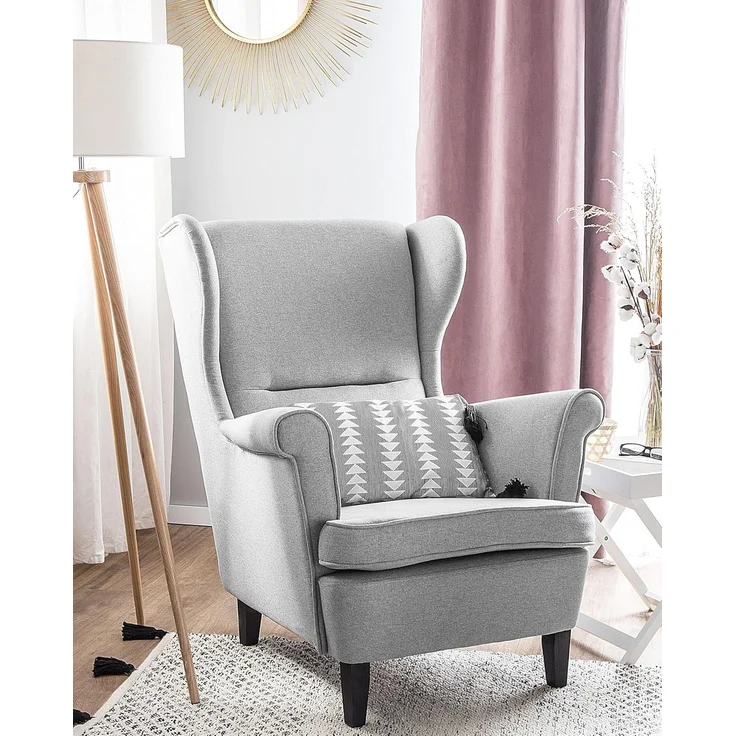 Sessel Polsterbezug grau ABSON – Bild 2