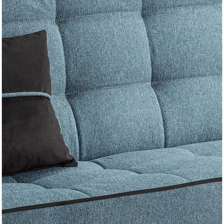 Schlafsofa (B/H/T: 199x91x91 cm) in Blau – Bild 8