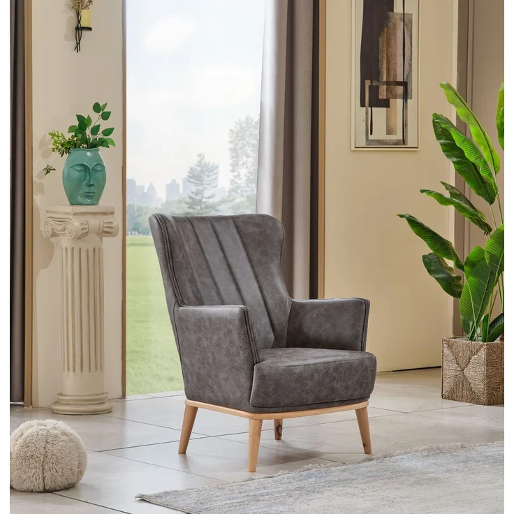 Sitzgruppe/Sofa Set - Wohnzimmergarnitur "Liliandra" 3+3+1-Hellgrau – Bild 7