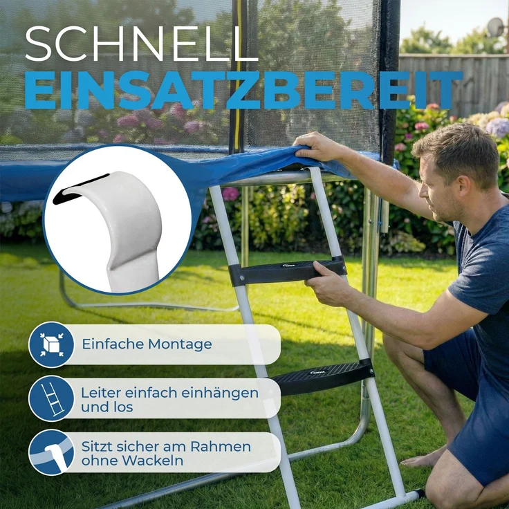 Terena Trampolinleiter mit 97 cm Höhe – Bild 5
