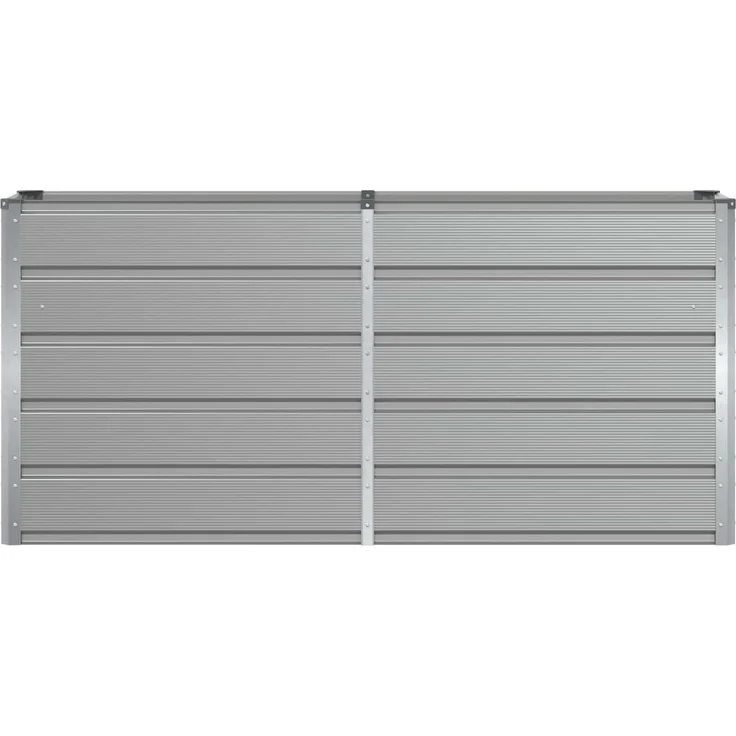 vidaXL Pflanzkübel Hellgrau 160 x 40 x 75 cm Stahl 42018135 – Bild 4