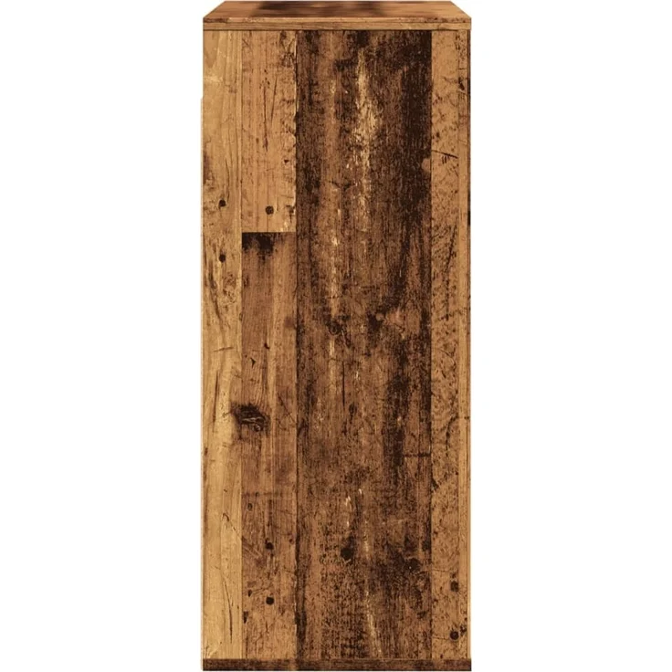 vidaXL Wandschrank Altholz-Optik 80x33x80 cm Holzwerkstoff 857087 – Bild 4