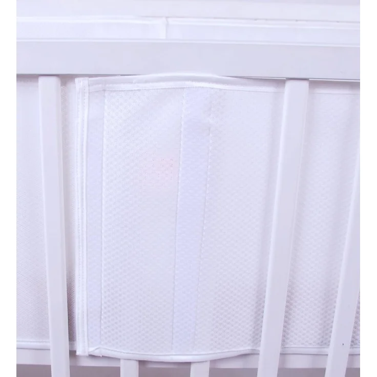 BabyLux Bettumrandung BabyLux Nestchen AIR Babybett Bettumrandung Umrandung Atmungsaktiv, Weiß_2x150cm – Bild 6