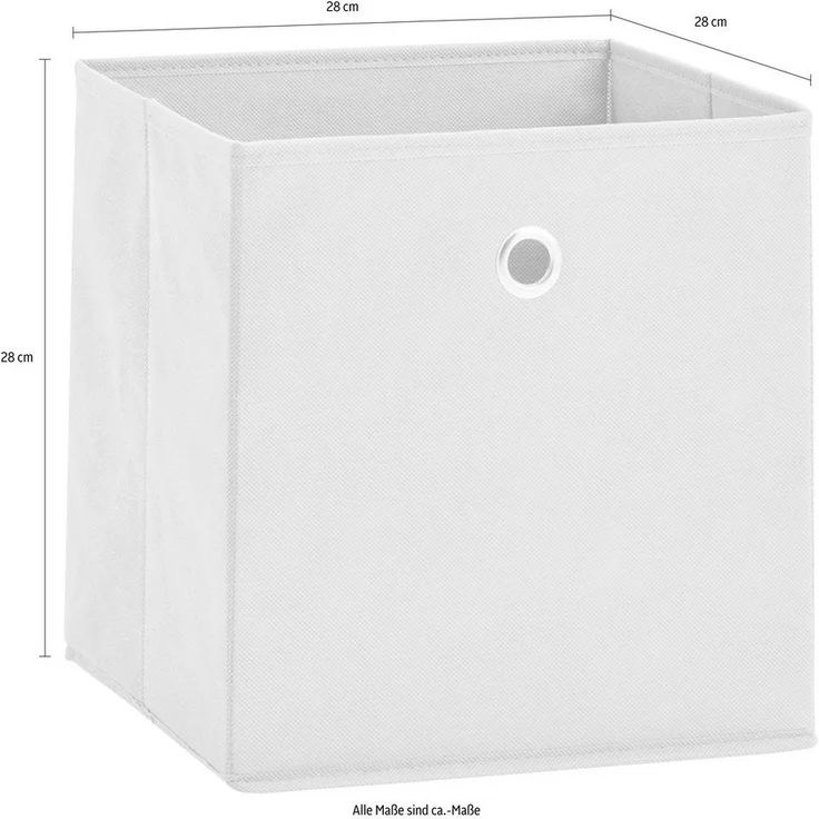 Zeller Present Aufbewahrungsbox (Set, 2 St), faltbar und schnell verstaut – Bild 2
