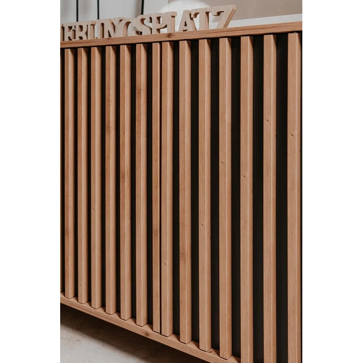 Finori Medan 42B Kompaktgarderobe, Dekor Artisan Oak / anthrazit | Kompaktgarderobe für Flur | Maß: B x H x T ca. 122 x 190 x 37 cm | Kompaktgarderobe mit 2 Türen, Spiegel, Hutablage, Kleiderstange, Bank und 2 Haken – Bild 15
