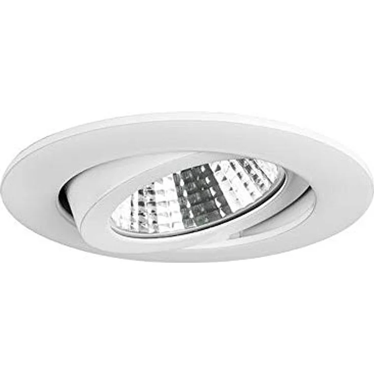 Brumberg LED-Einbaustrahler-Set BB03, schwenkbar, dimmbar, rund, 230V, 6W, 3000K, 640lm, IP20, Weiß – Bild 1