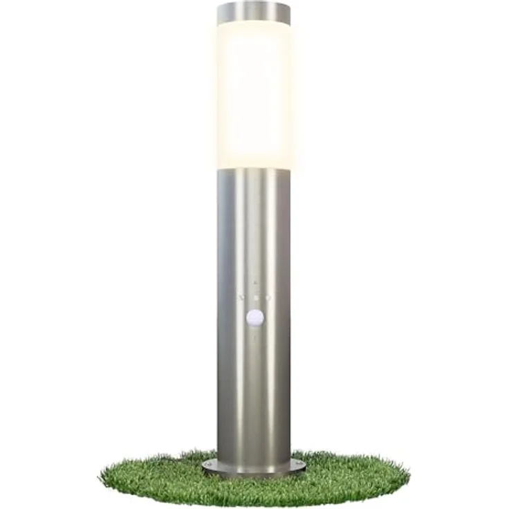 linovum LED Außen-Wandleuchte Wegeleuchte BOSEA-B Daemmerungs- & Bewegungsmelder - Pollerleuchte, Leuchtmittel nicht inklusive – Bild 3