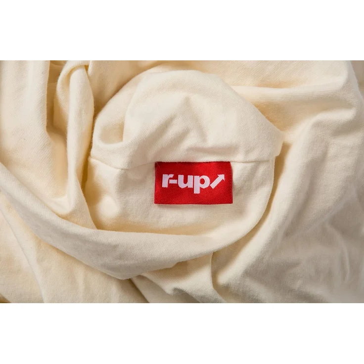 r-up Prima Spannbettlaken 90x200-100x220 bis 35cm Höhe natur 97% Baumwolle / 3% Elasthan 160g/m² – Bild 4
