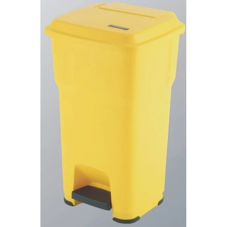 Vileda Abfallbehälter Hera mit Pedal 60l gelb