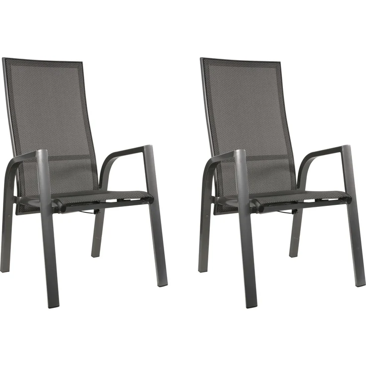 Gardissimo BERN Alu Diningsessel Stapelsessel Gartenstuhl verstellbar – Bild 2