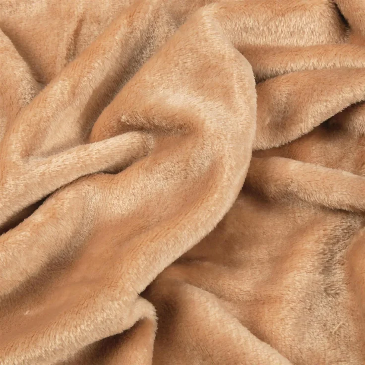 Kuscheldecke "Celina" Nougat 70x100 cm – Bild 2