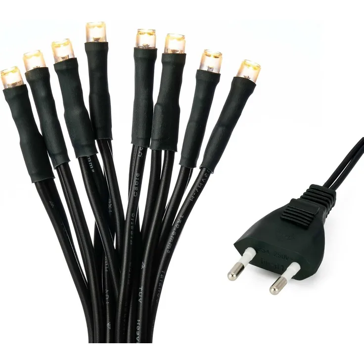 Hellum LED-Lichterkette 50-tlg. ww, Kab. grün 577587