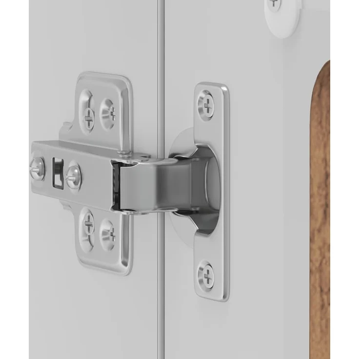 vidaXL Küchen-Hängeschrank mit Glastür Altholz-Optik Holzwerkstoff 853855 – Bild 9