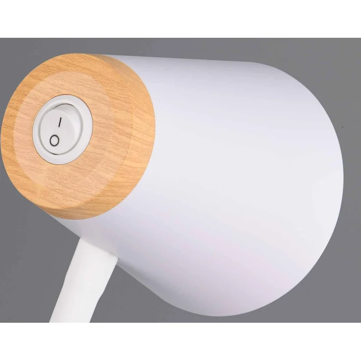 2er SET LED Schreibtischlampen Weiß flexibel biegsam, Höhe 36cm – Bild 5