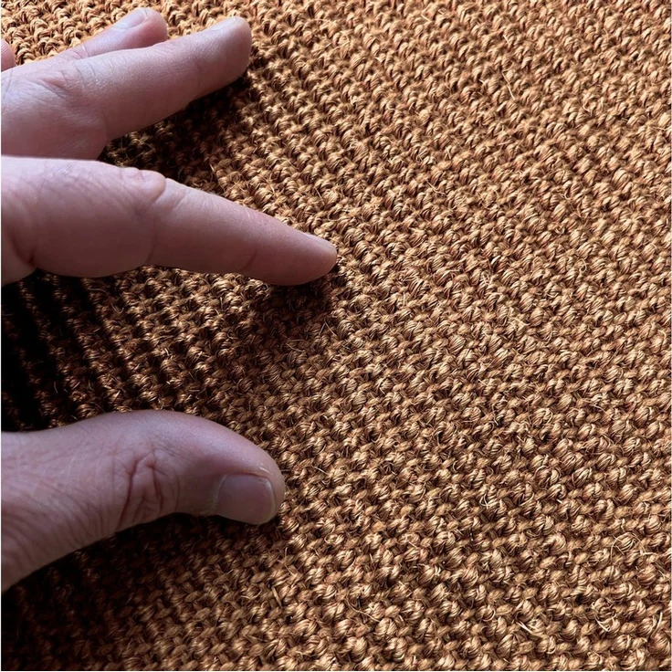 Kubus Kratzmatte für Katzen, Rund, Sisal Kratzteppich, In vielen Größen und Farben – Bild 3