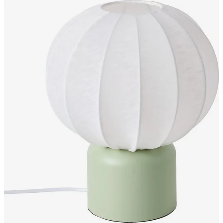 vertbaudet Nachttischlampe Tischlampe Kugelform mit Metallfuß Kinderzimmer