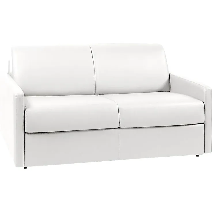 Vente-unique - CALIFE Sofa Kunstleder Weiß - B 223 cm94 cm x H 85 cm x L 150 cm