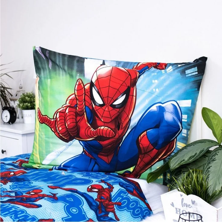 Spiderman Bettwäsche Set Baumwolle Kinderbettwäsche 140x200 + 70x90 cm – Bild 3