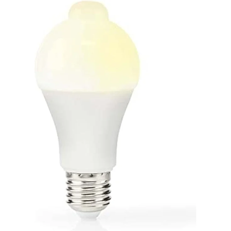 Nedis Smarte LED-Leuchte LBPE27A602, Eingang und Treppe, Licht bei Bewegung, warmweiß und hell und auch und, Weiss, Eingang und Treppe, Licht bei Bewegung, warmweiß und hell und auch und – Bild 2