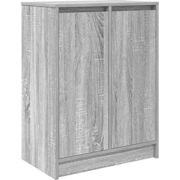 vidaXL Schuhschrank Grau Sonoma 57x34x76 cm Holzwerkstoff 861873 – Bild 2