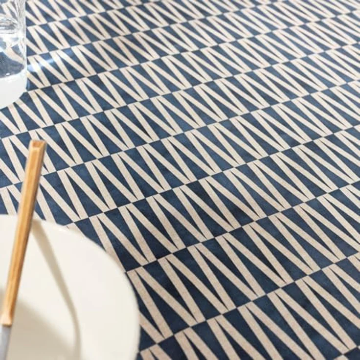 Belum Tischdecke, schmutzabweisend, Größe 100x155 cm, extraweich, Blau, 100, Stoff 100% Bio-Baumwolle, Modell 0120-335 – Bild 4
