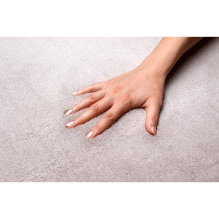 the carpet Relax kuscheliger Kurzflor Teppich, Anti-Rutsch Unterseite, Waschbar bis 30 Grad, Super Soft, Felloptik, Sand, 200x280 cm – Bild 5