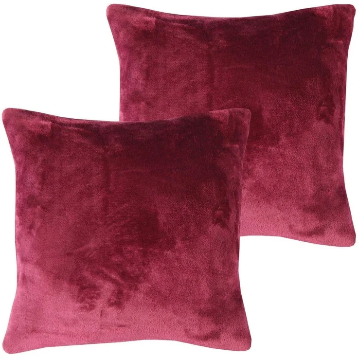 Bestlivings Kissenbezüge Celina, (2 Stück), Flauschbezug / Kissenbezug (50x50 cm) mit Reißverschluss