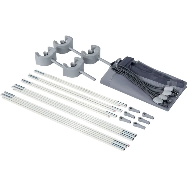 Intex Pool-Überdachung Hellgrau 3202927