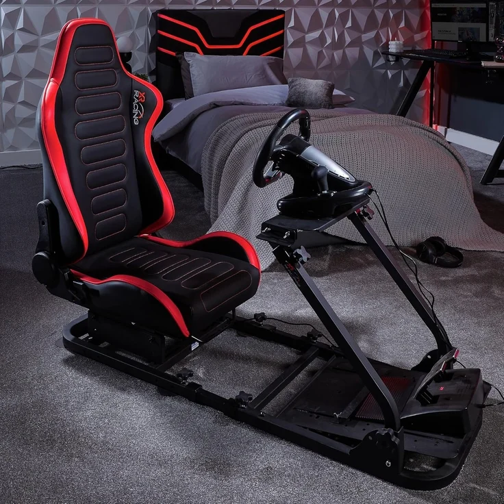 X Rocker Gaming-Stuhl XR Racing Chicane Rennsitz mit Sitzschienen für das XR Racing Rig – Bild 5