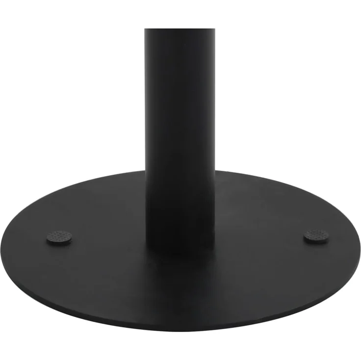 Bistrotisch FLORI rund Hellbraun/Schwarz 40 cm MDF | Esstisch kleiner Tisch Cafe Gartentisch Balkontisch Outdoortisch – Bild 3