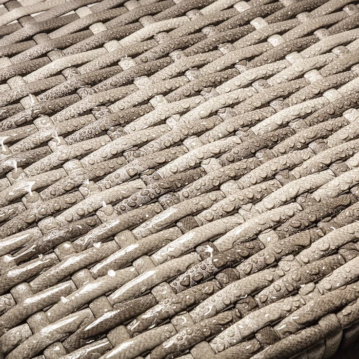 Gartenmöbelset Sessel Sitzgruppe Polyrattan Loungegarnitur Essgruppe braun – Bild 7
