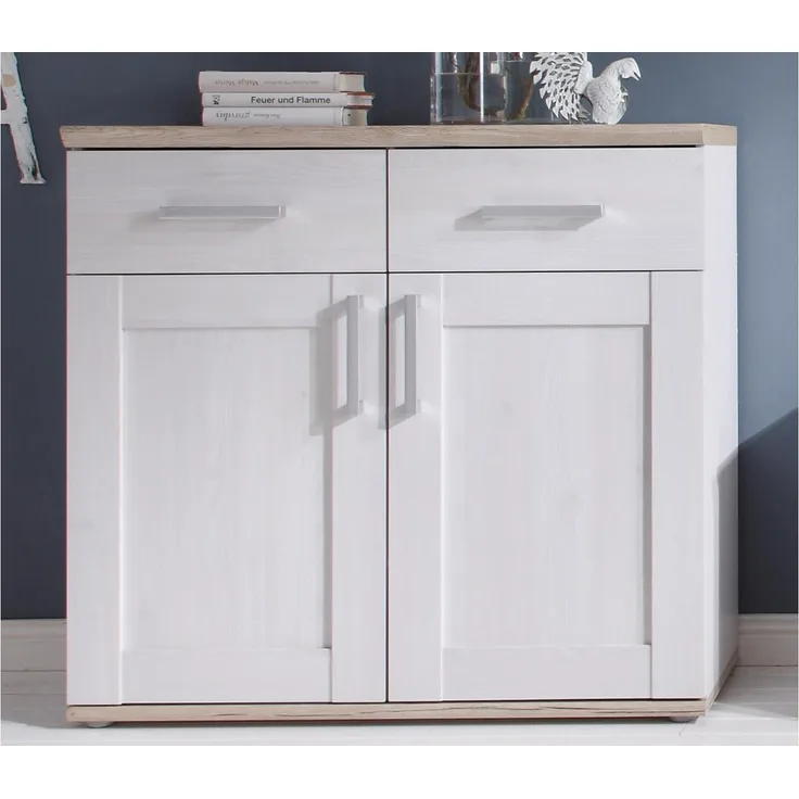 Schuhschrank >Barbara< in Sibiu-Lärche - 96x91x38cm (BxHxT)