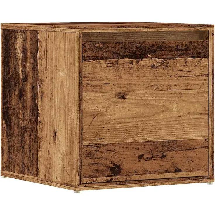 vidaXL Schubladenbox Altholz 40,5x40x40 cm Holzwerkstoff 857039