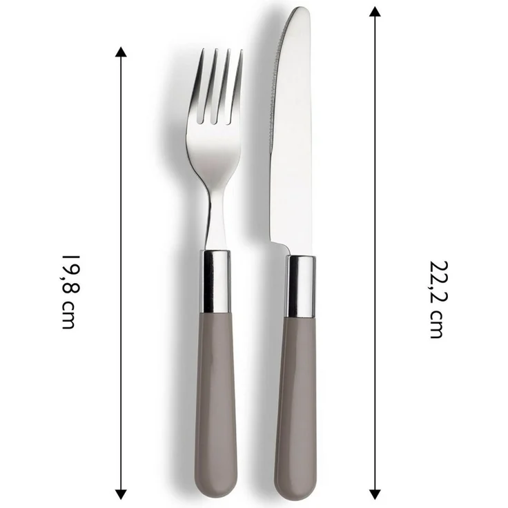 ECHTWERK Besteck-Set Bistro Besteck Set, Campingbesteck (16-tlg), 4 Personen, Edelstahl 18/0, Picknickbesteck – Bild 3