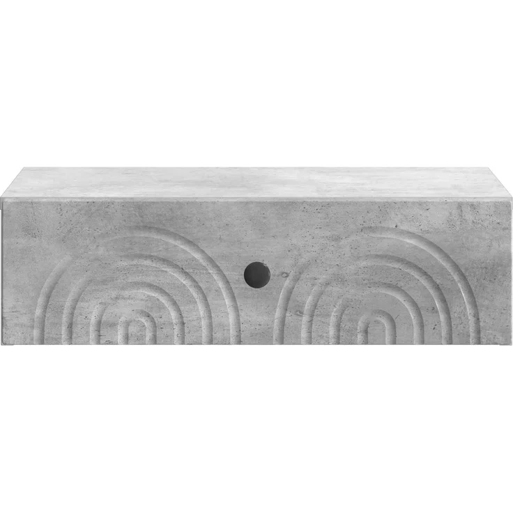 vidaXL Wandmontierter Beistelltisch Betongrau 59 x 34,5 x 17 cm 898148 – Bild 5