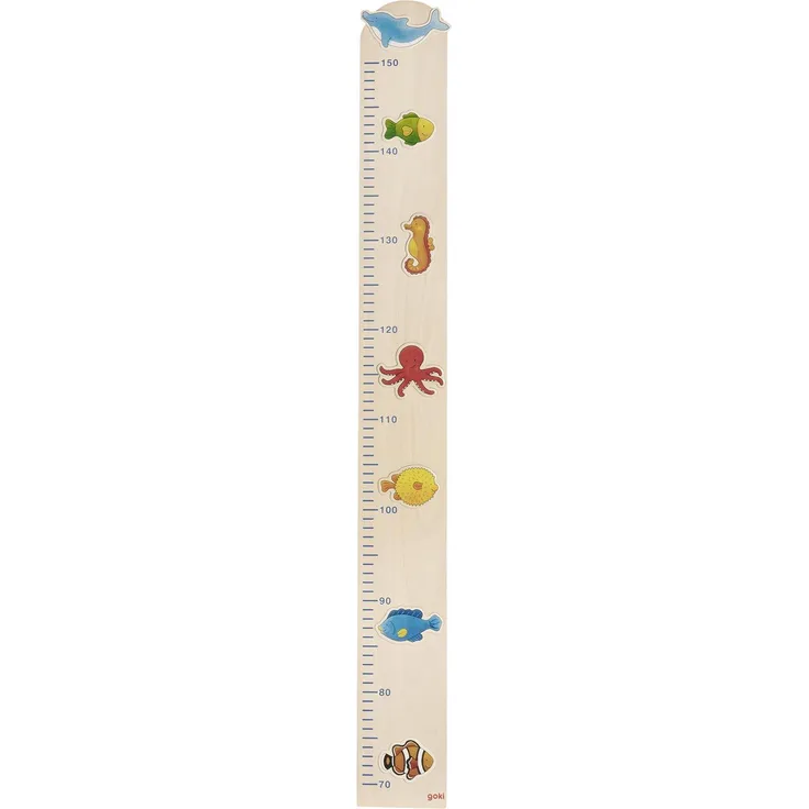 Goki 'Meerestiere' Messlatte, beige