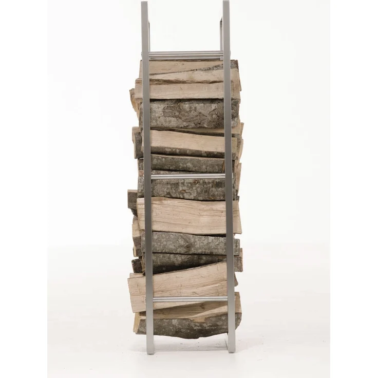 CLP Kaminholzständer Keri Edelstahl,25x60x100 cm – Bild 5