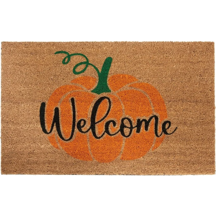 HANSE Home Fußmatte Mix Mats Kokos Welcome Pumpkin, Türmatte, rechteckig, Höhe: 15 mm, Kokos, Schmutzfangmatte, Outdoor, Rutschfest, Innen, Kokosmatte, Flur – Bild 2