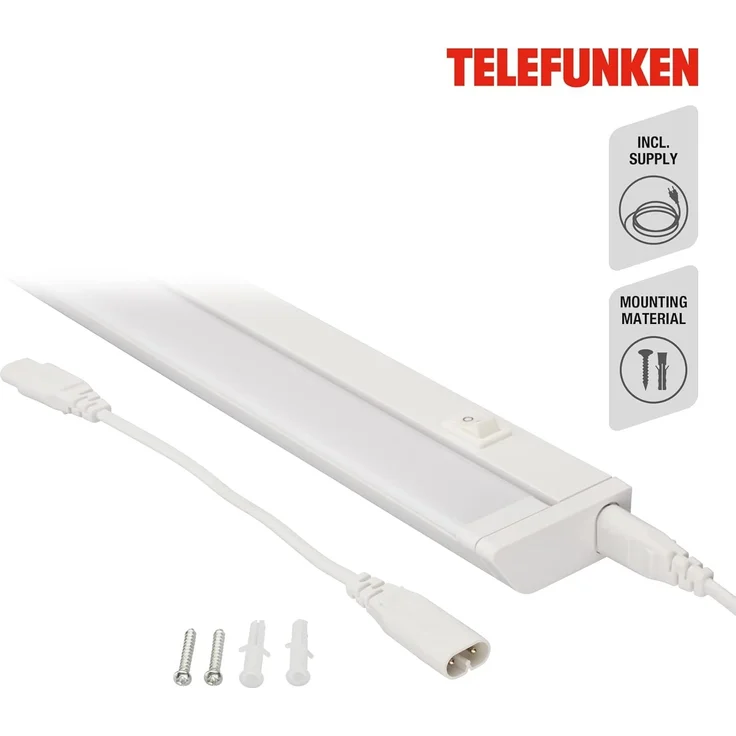 LED Unterbauleuchte Hestia 55 cm weiß schwenkbar, erweiterbar – Bild 5