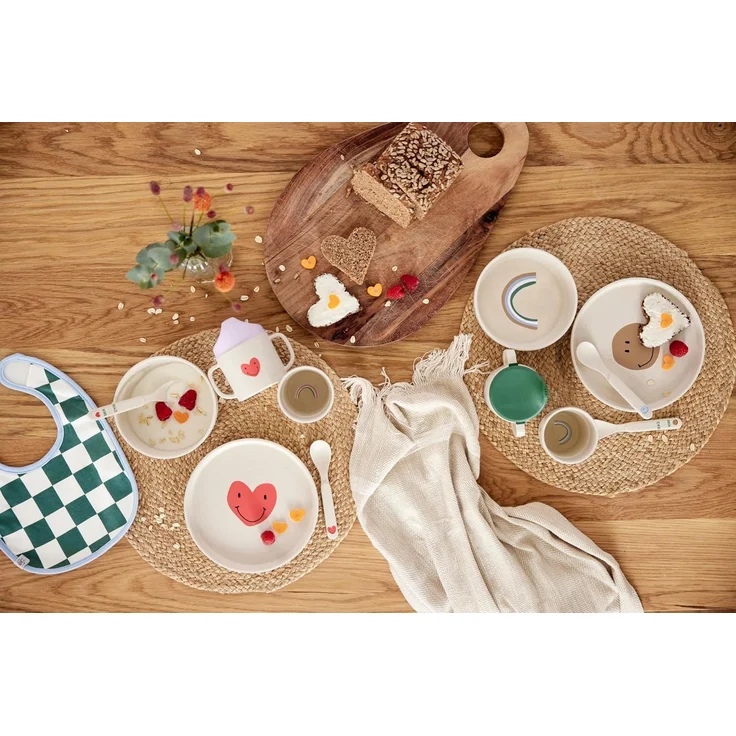 Lässig Tasse - Happy Rascals - Heart Lavender Weiß – Bild 5
