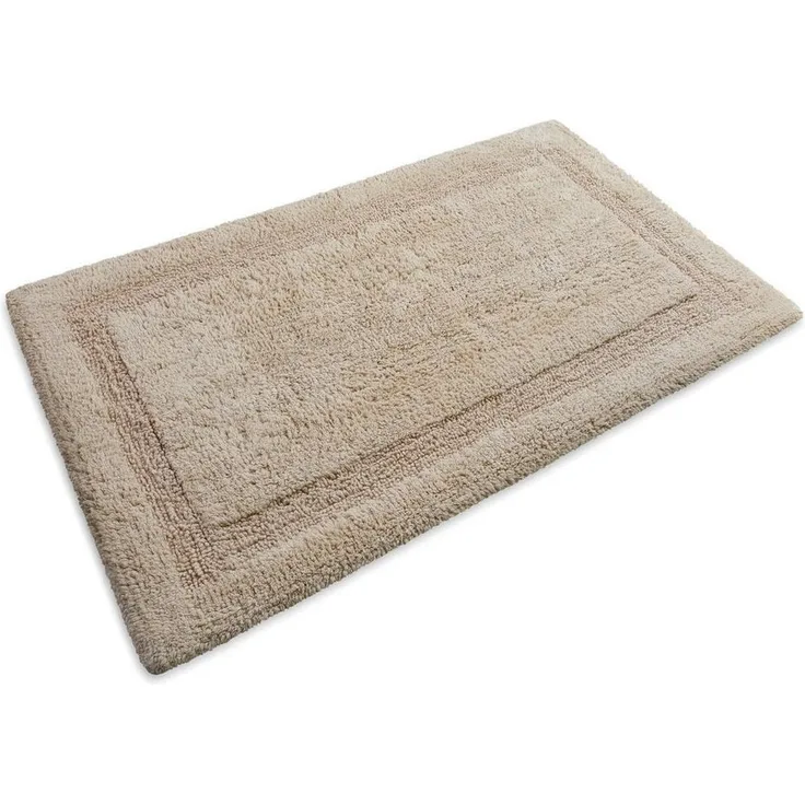OTTO home Badematte Meellor, Höhe 20 mm, Baumwolle, rechteckig, Badteppich, getuftet, modern, Uni, antirutsch, flauschig, Baumwolle