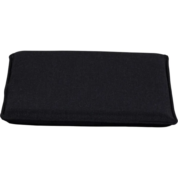 Brafab Sitzkissen Frisk aus Acryl-Stoff, komfortabel mit Anti-Rutsch, Schwarz, 37x37 cm